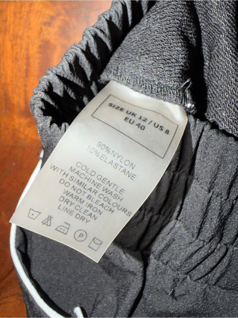 Maniere De Voir - Reflective Piped Cargo Pants Black Size 8 - Picture 5 of 5